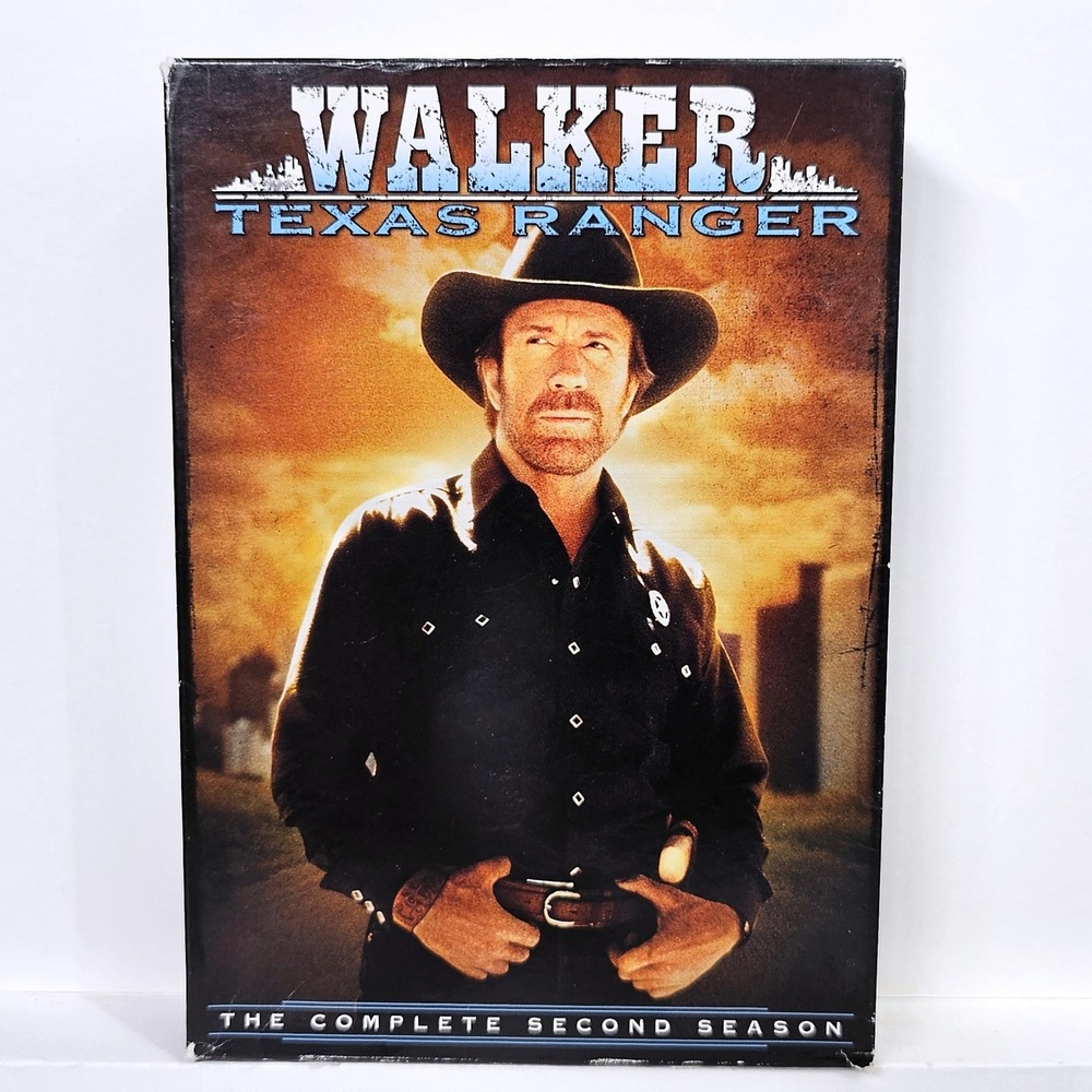 Walker‎ Texas Ranger Complete Second Season DVD Box Set Chuck Norris 7-Disc NR